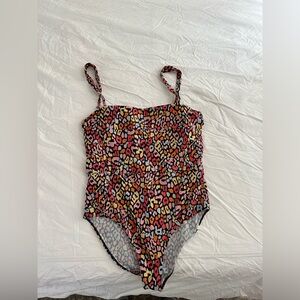 Summersalt Bathing Suit - The Wide Strap Oasis - Multicolor Leopard